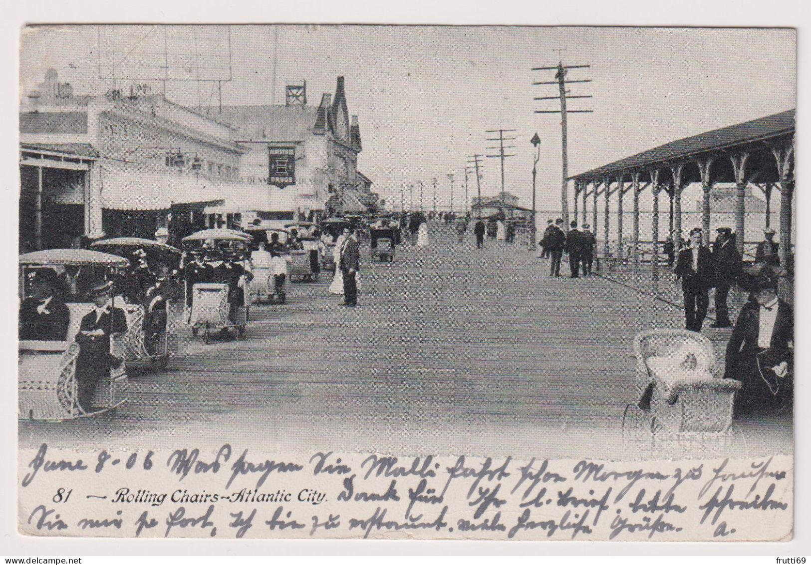 AK 197303 USA - New Jersey - Atlantic City - Rolling Chairs - Atlantic City