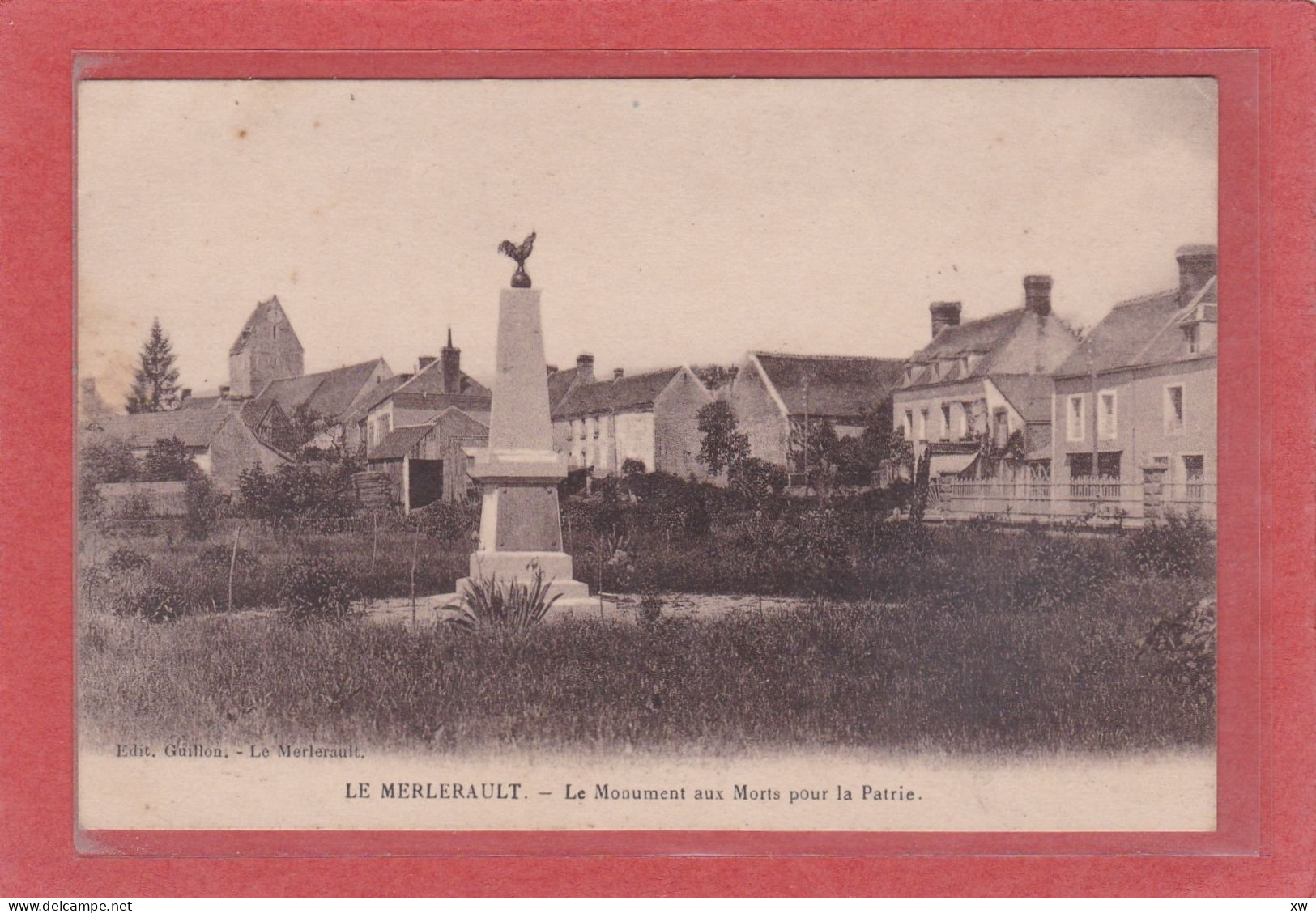 LE MERLERAULT -61- MONUMENT AUX MORTS POUR LA PATRIE - A 1975 - Le Merlerault