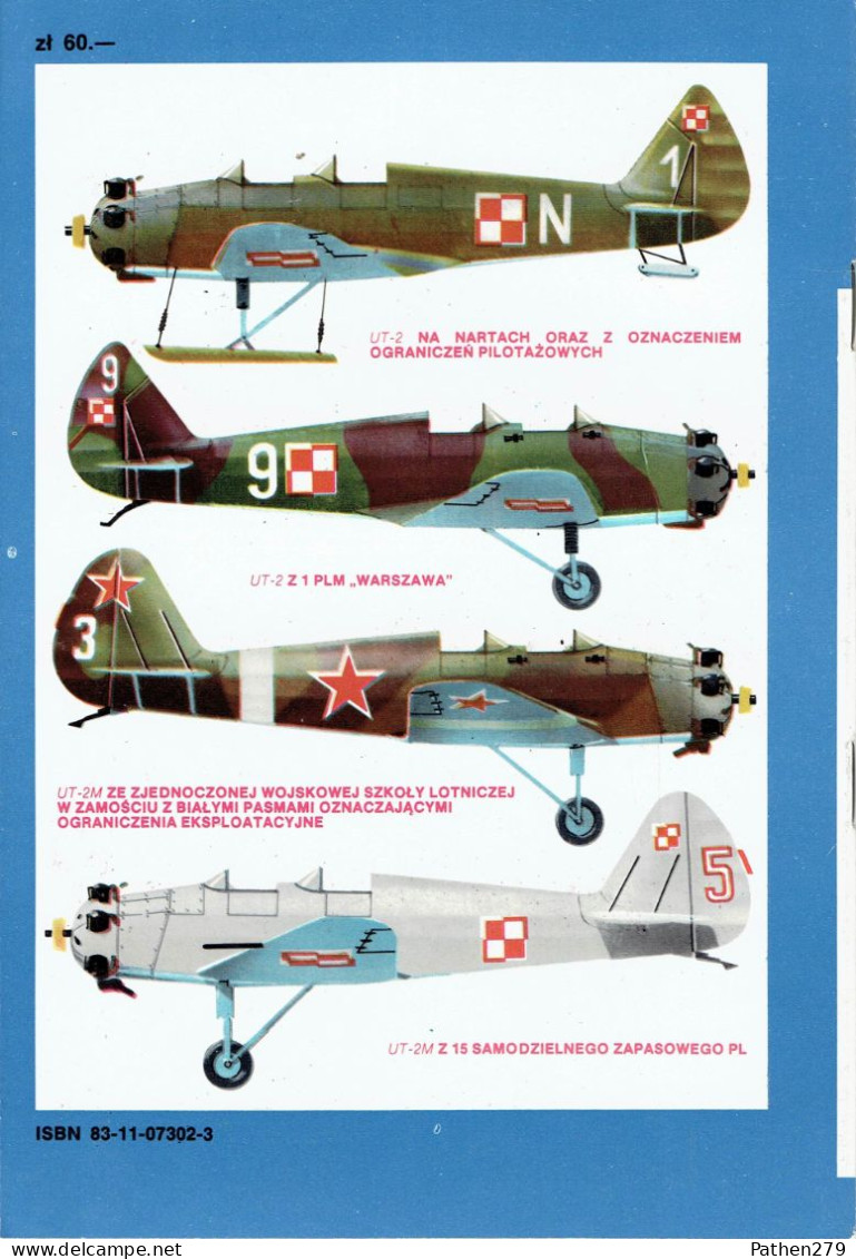 Typy Broni I Uzbrojenia N° 107 - Revue Polonaise D'armes Et Armements - Avion-école Yakovlev UT-2 - 1986 - Aviation