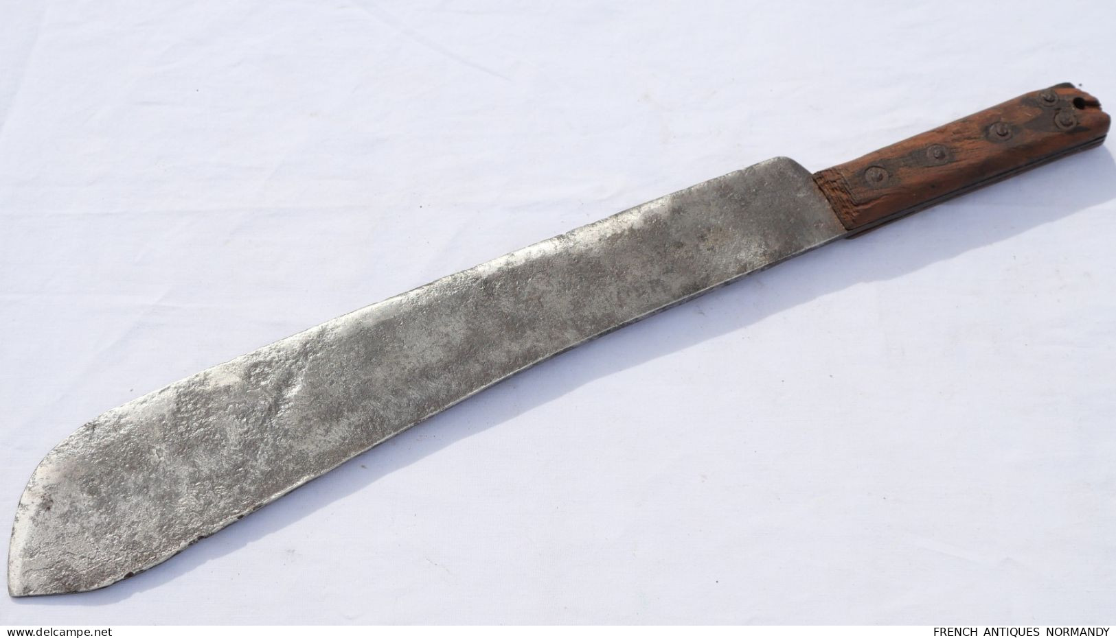 Machette Britannique British WW2 Machete Marked S & J Kitchin LTD Sheffield 1943 - Provenance Normandie 44 - Armes Blanches