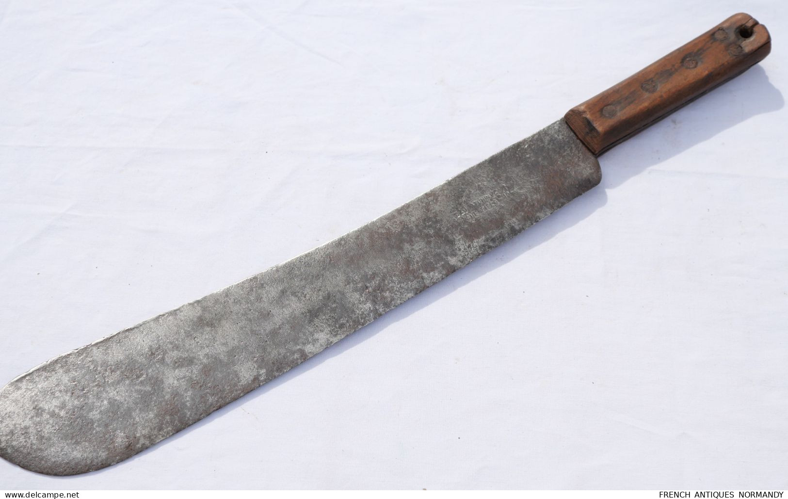 Machette Britannique British WW2 Machete Marked S & J Kitchin LTD Sheffield 1943 - Provenance Normandie 44 - Armes Blanches