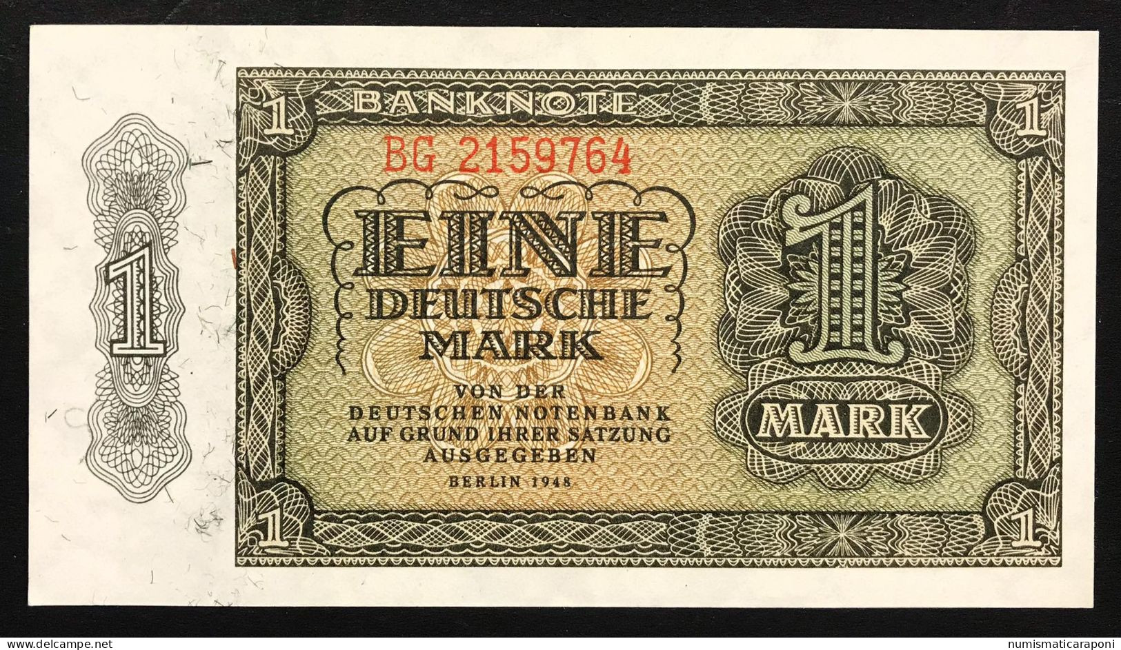 GERMANIA GERMANY Democratic Republic Ddr 5 Mark 1948  Pick#9 LOTTO 502 - 5 Mark