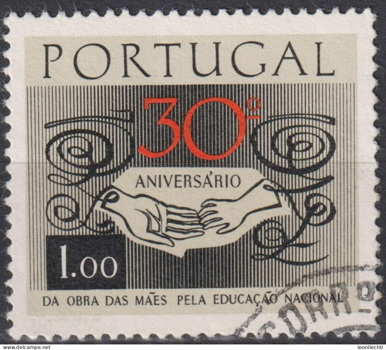 1968 Portugal ° Mi:PT 1054, Sn:PT 1022, Yt:PT 1035, 30th Anniversary Of The Work Of Mothers For Education - Usati