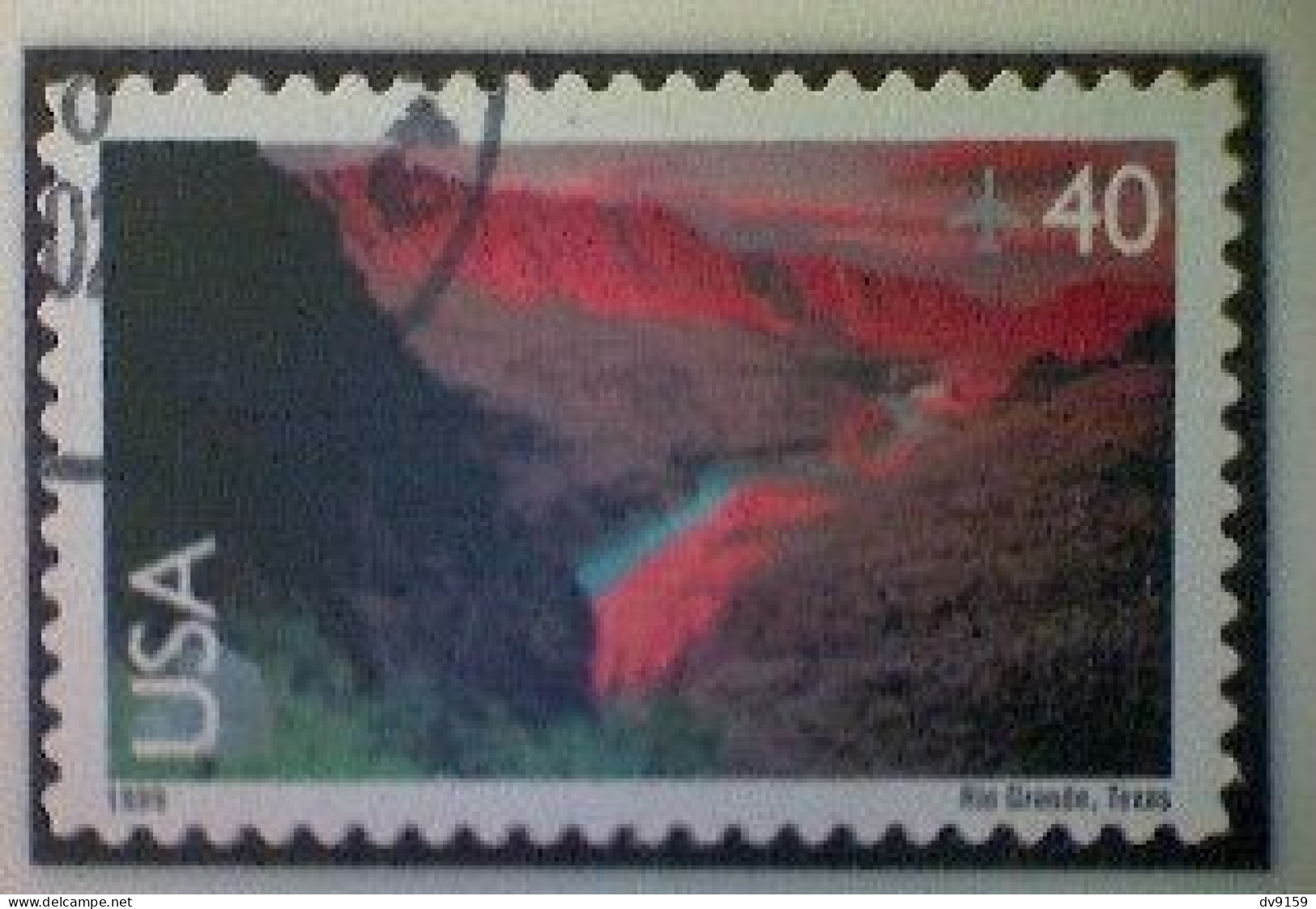 United States, Scott #C134, Used(o) Air Mail, 1999, Rio Grande Valley, 40¢ - Oblitérés