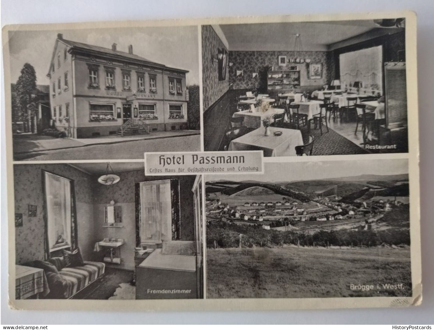 Brügge In Westfalen, Hotel Passmann, Lüdenscheid, 1935 - Lüdenscheid