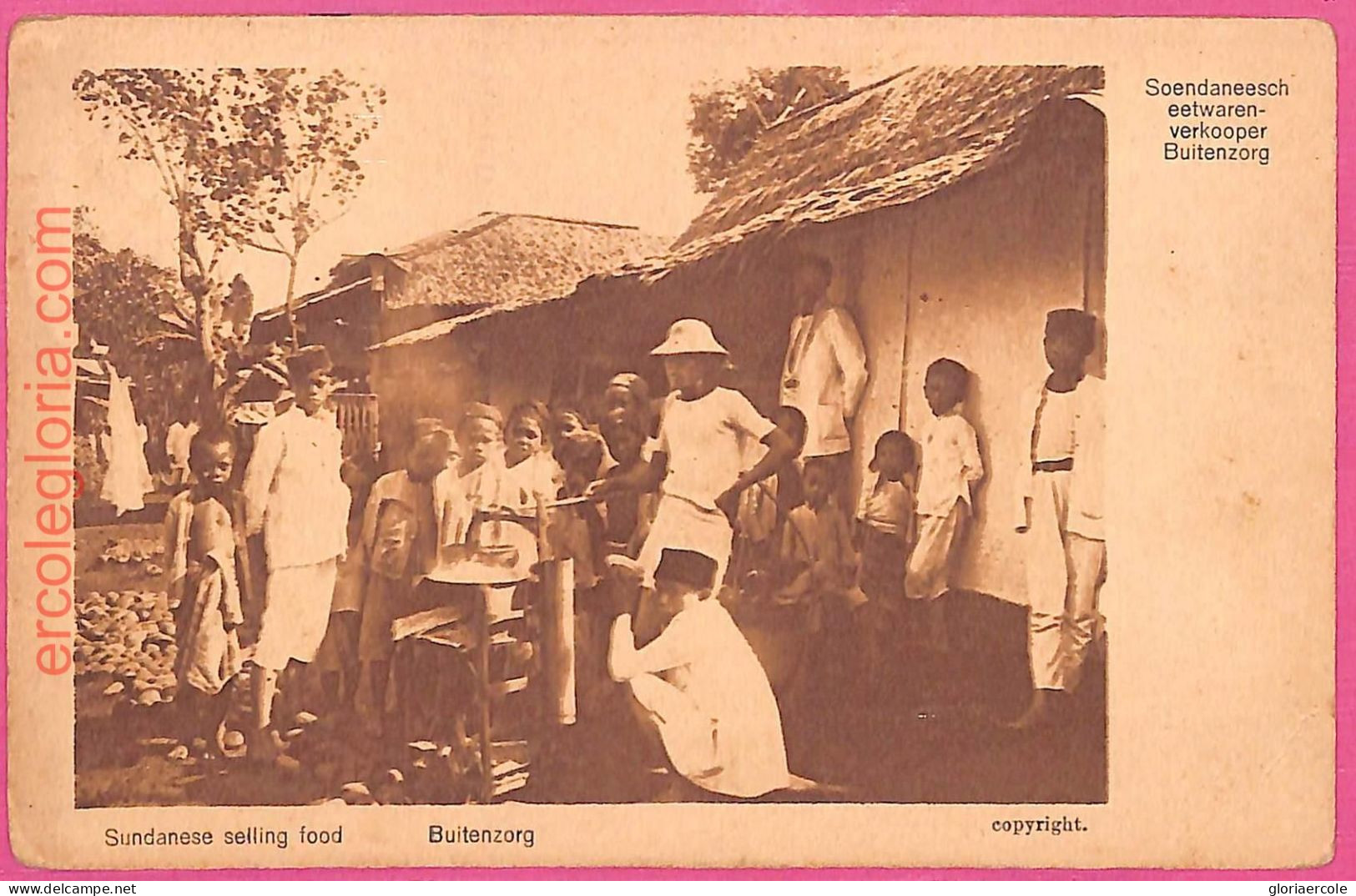 Af8971 - INDONESIA - Vintage POSTCARD  - Buitenzorg - 1928, ETHNIC - Asie