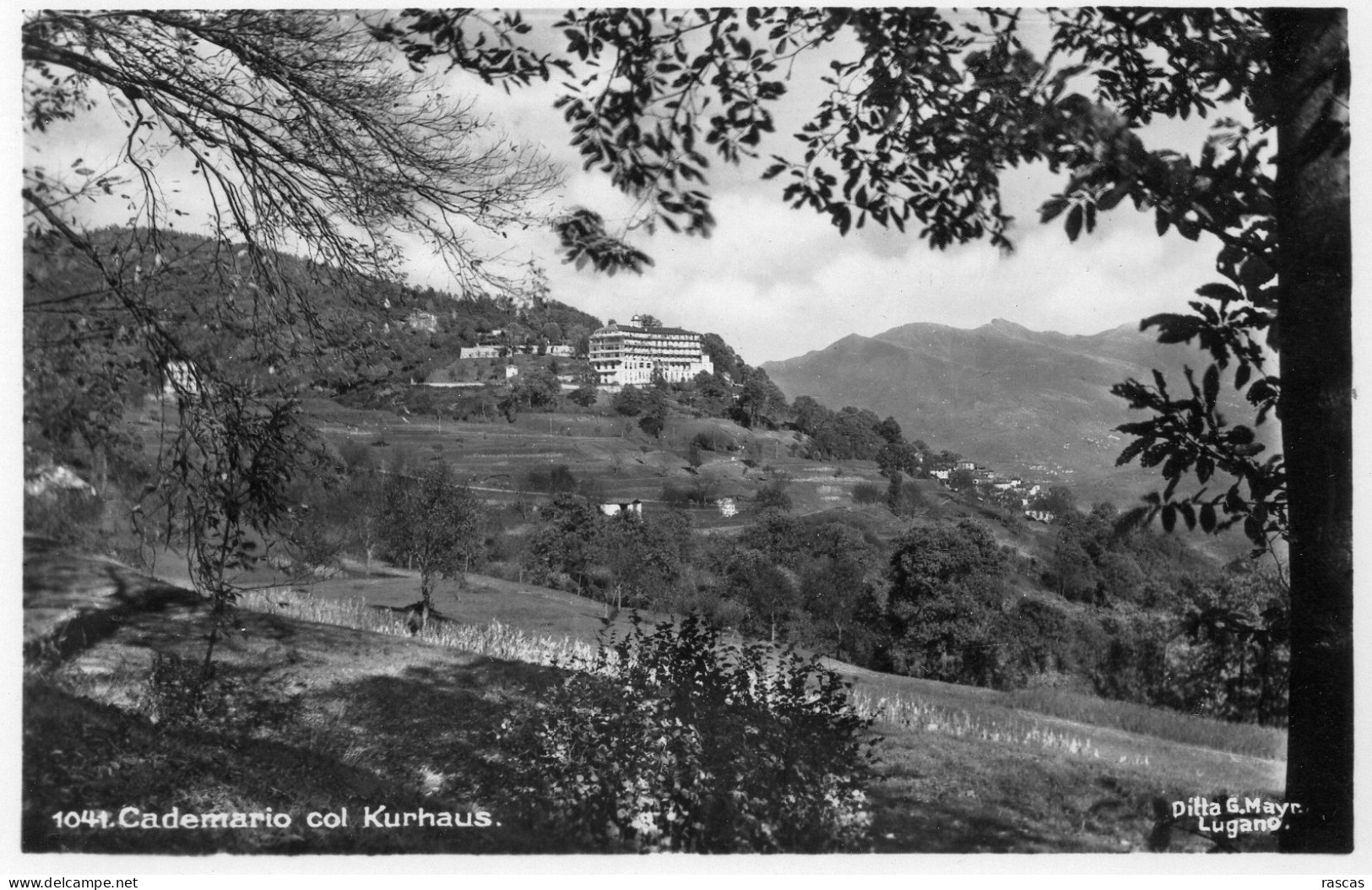 CPSM - SUISSE - TESSIN - CADEMARIO COL KURHAUS - Cademario