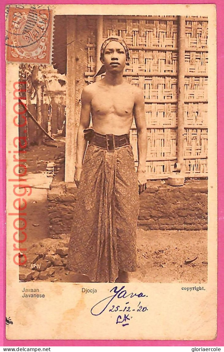 Af8975 - INDONESIA - Vintage POSTCARD - Ethnic - 1920 - Azië