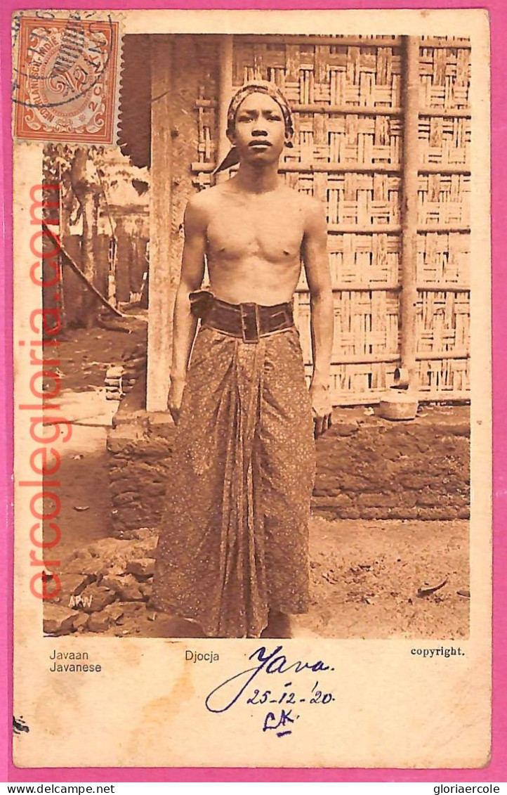 Af8975 - INDONESIA - Vintage POSTCARD - Ethnic - 1920 - Asie