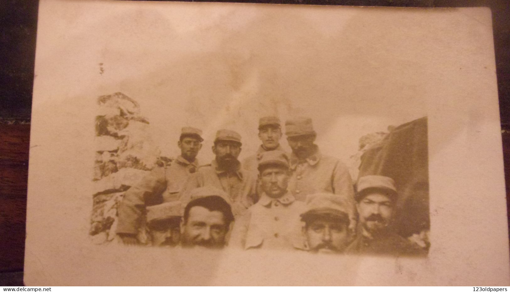WWI GUERRE 1914   CARTE PHOTO SOLDAT  UNIFORME POILU - Weltkrieg 1914-18