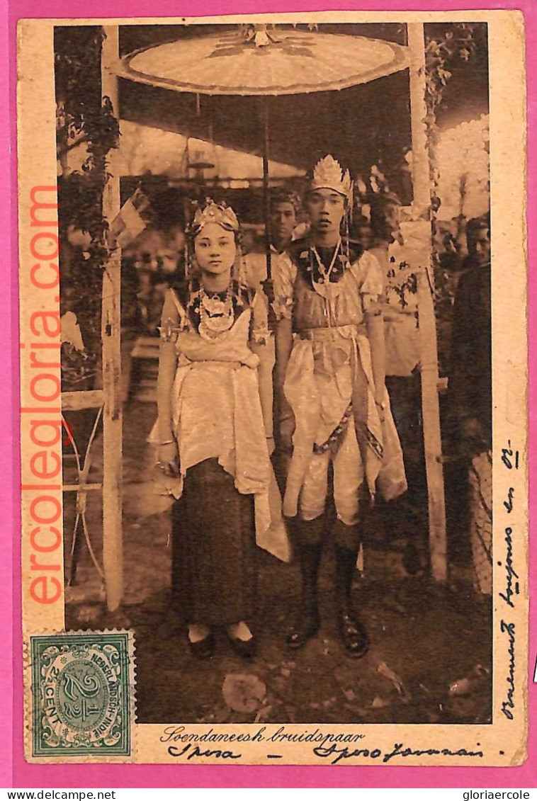 Af8986 - INDONESIA - Vintage POSTCARD - Java - Ethnic - Asien