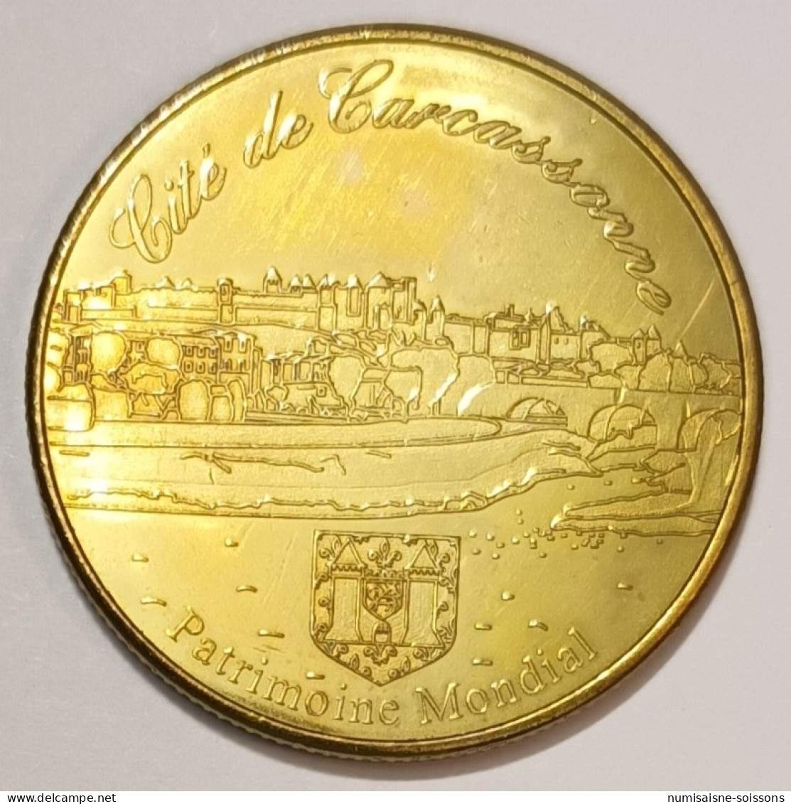 11- CARCASSONNE - CITE - PATRIMOINE MONDIAL - MEDAILLE DE COLLECTION - Zonder Datum