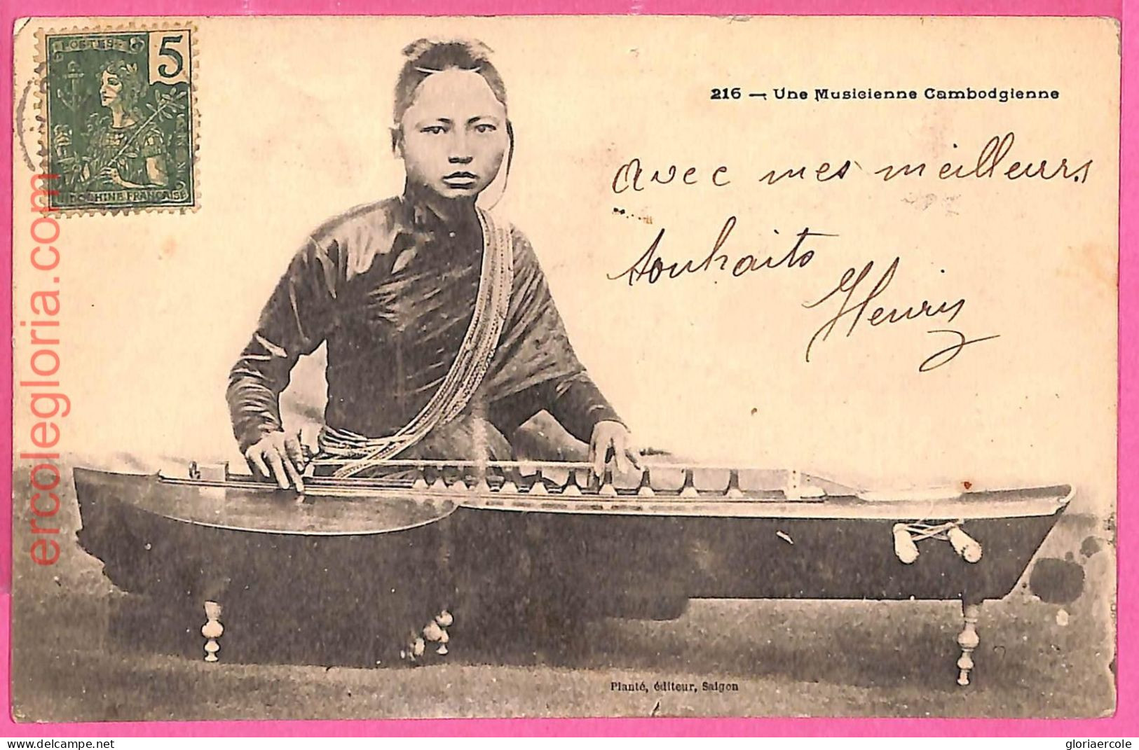 Af8991 - INDOCHINA - Vintage POSTCARD - Ethnic - Azië