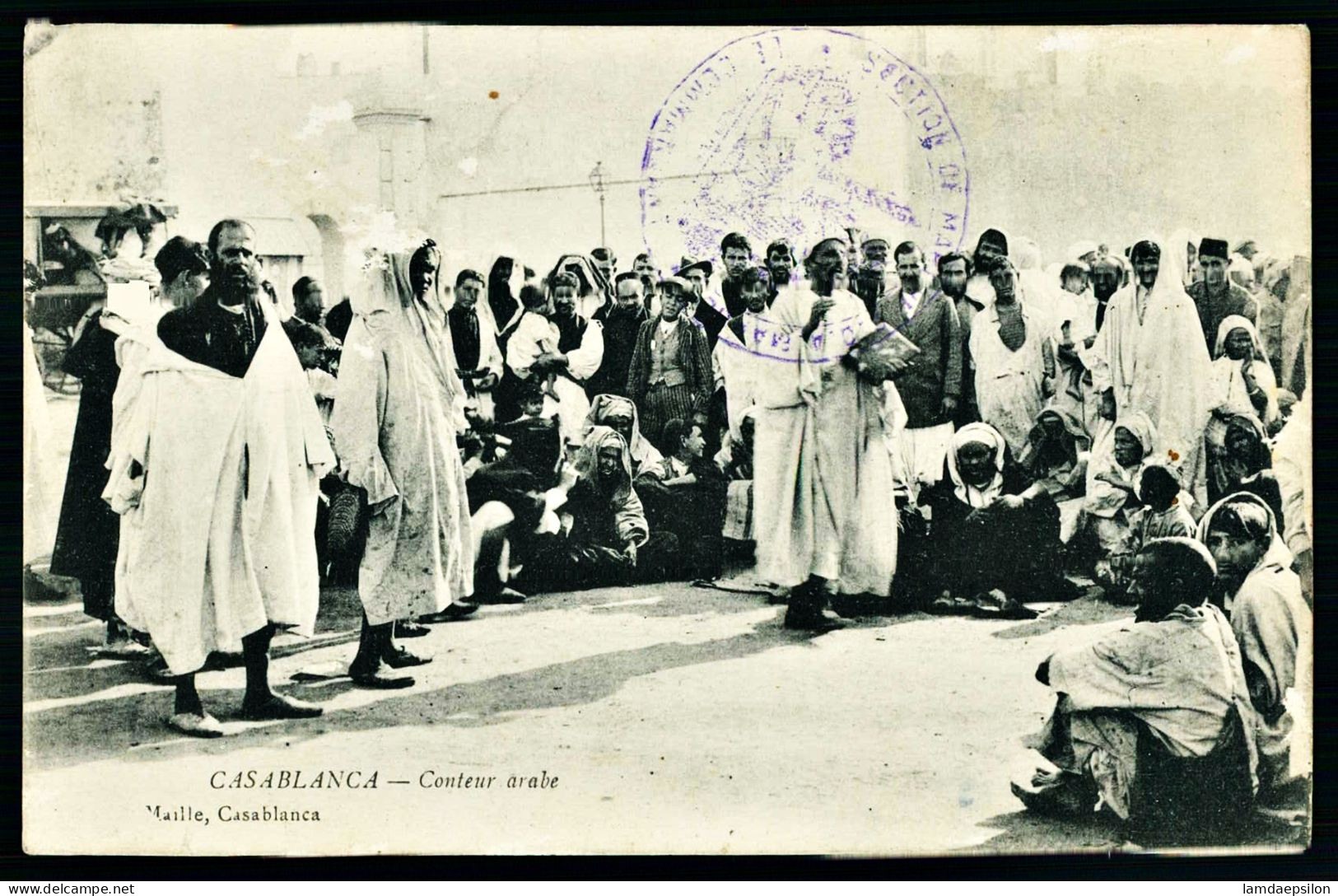 A67  MAROC CPA CASABLANCA - CONTEUR ARABE - Sammlungen & Sammellose