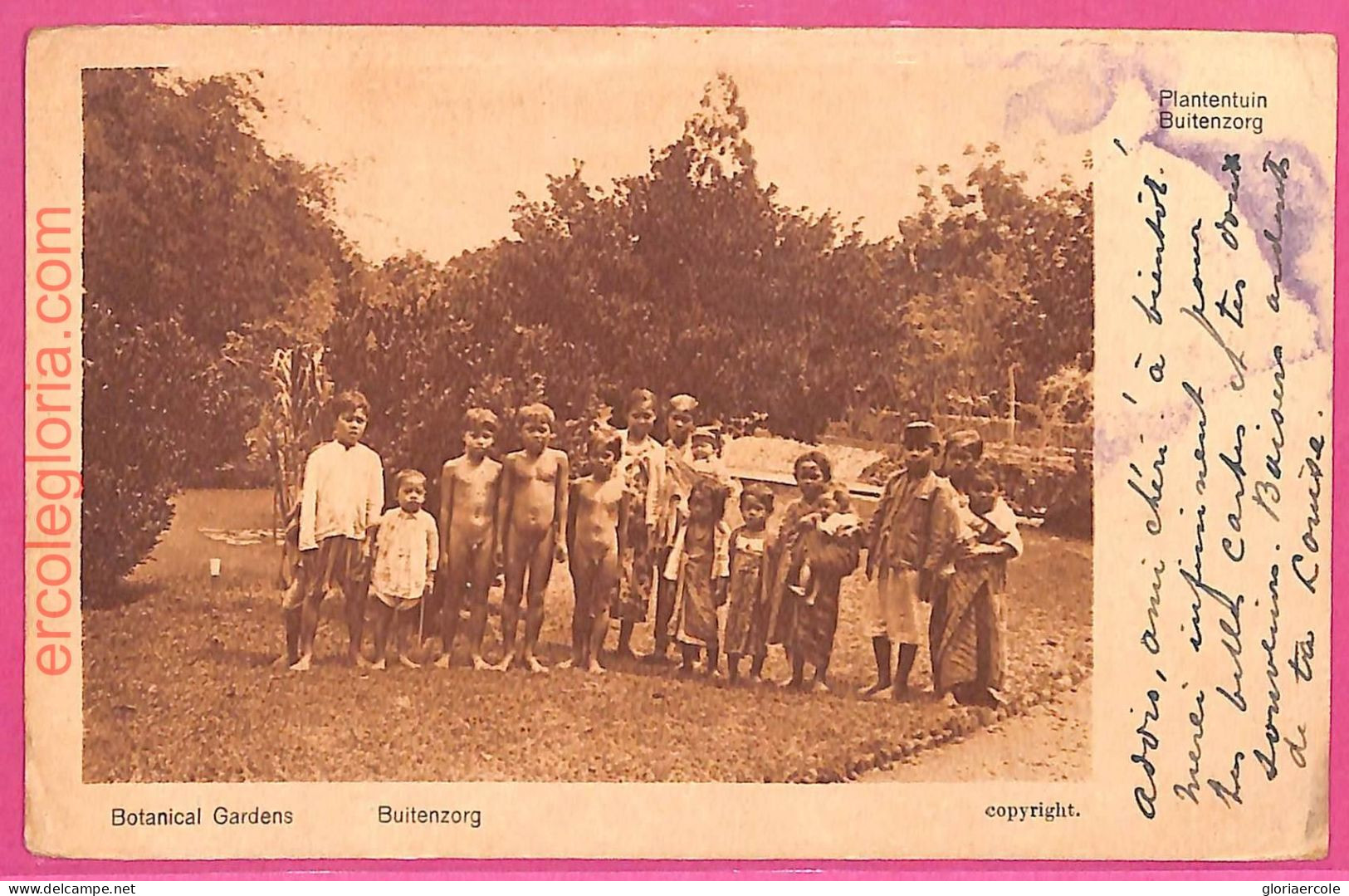 Af8993 - INDONESIA - Vintage POSTCARD - Buitenzorg - Ethnic - 1920's - Asia
