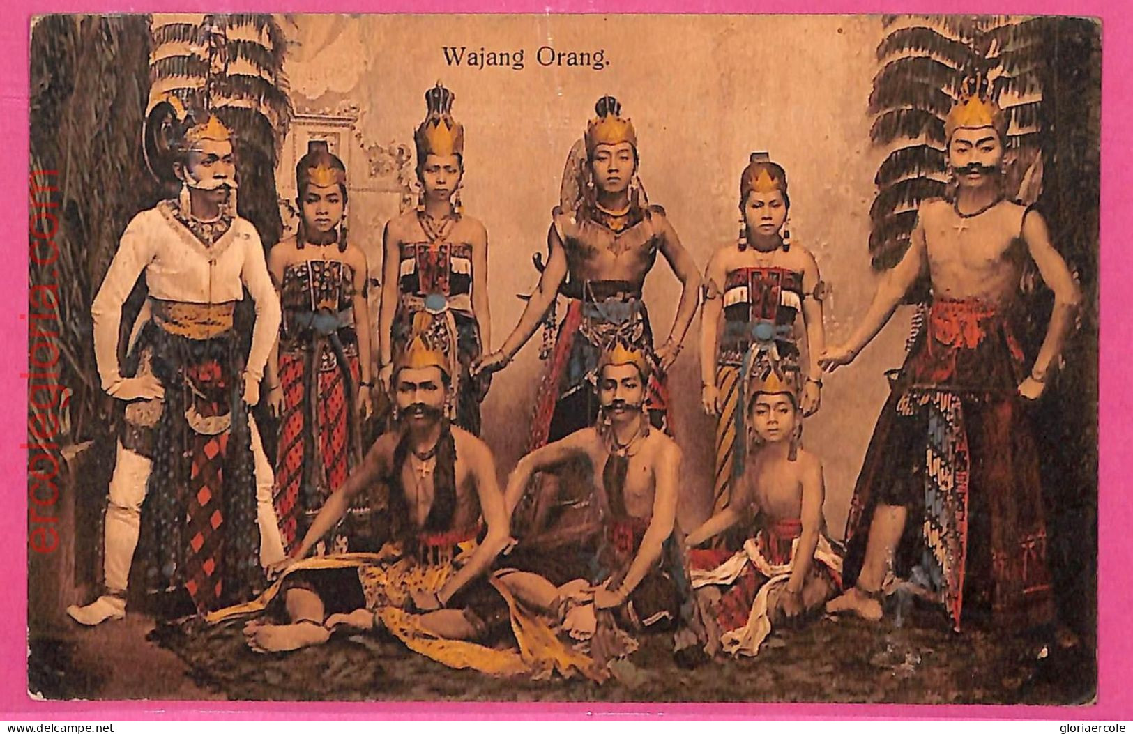 Af9002 - INDONESIA - Vintage POSTCARD - Ethnic - 1915 - Asia