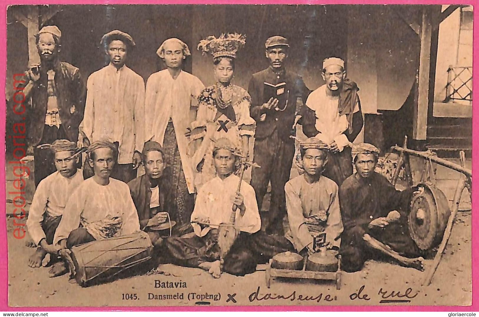 Af9003 - INDONESIA - Vintage POSTCARD - Batavia - Ethnic - Asien