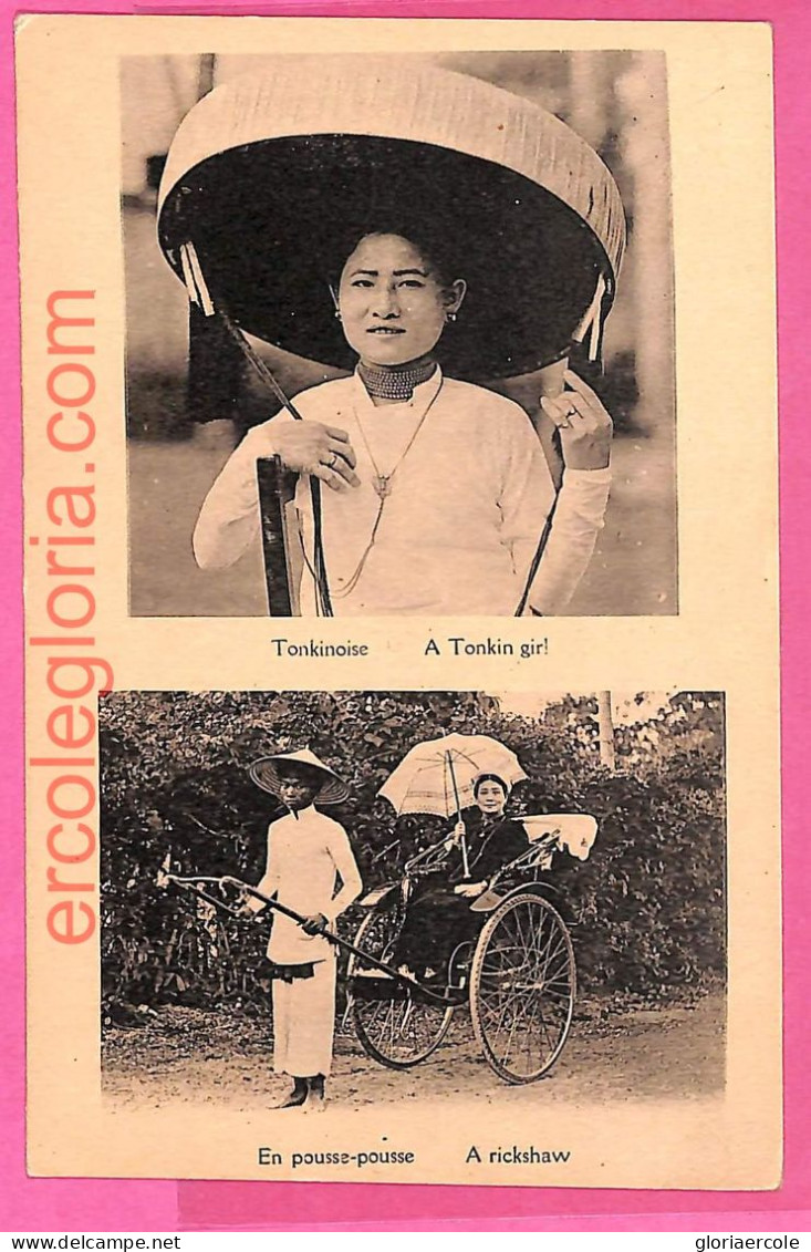 Af9006 - INDONESIA - Vintage POSTCARD - Tonkin - Ethnic - Azië