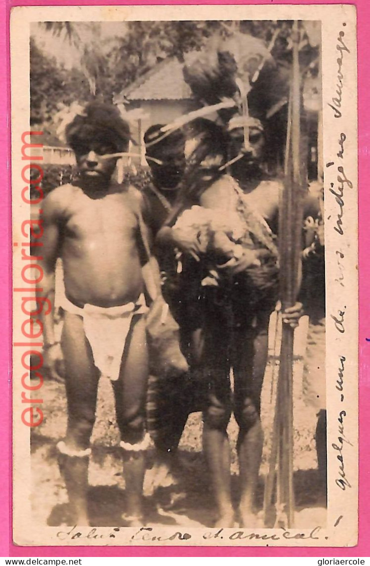 Af9008 - INDONESIA - Vintage POSTCARD - Ethnic - Real Photo - 1929 - Asie