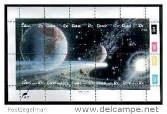 CISKEI, 1986, MNH Stamp(s), Halley's Comet  Nr(s). 87-96 Miniature Sheet, Scan S941 - Ciskei
