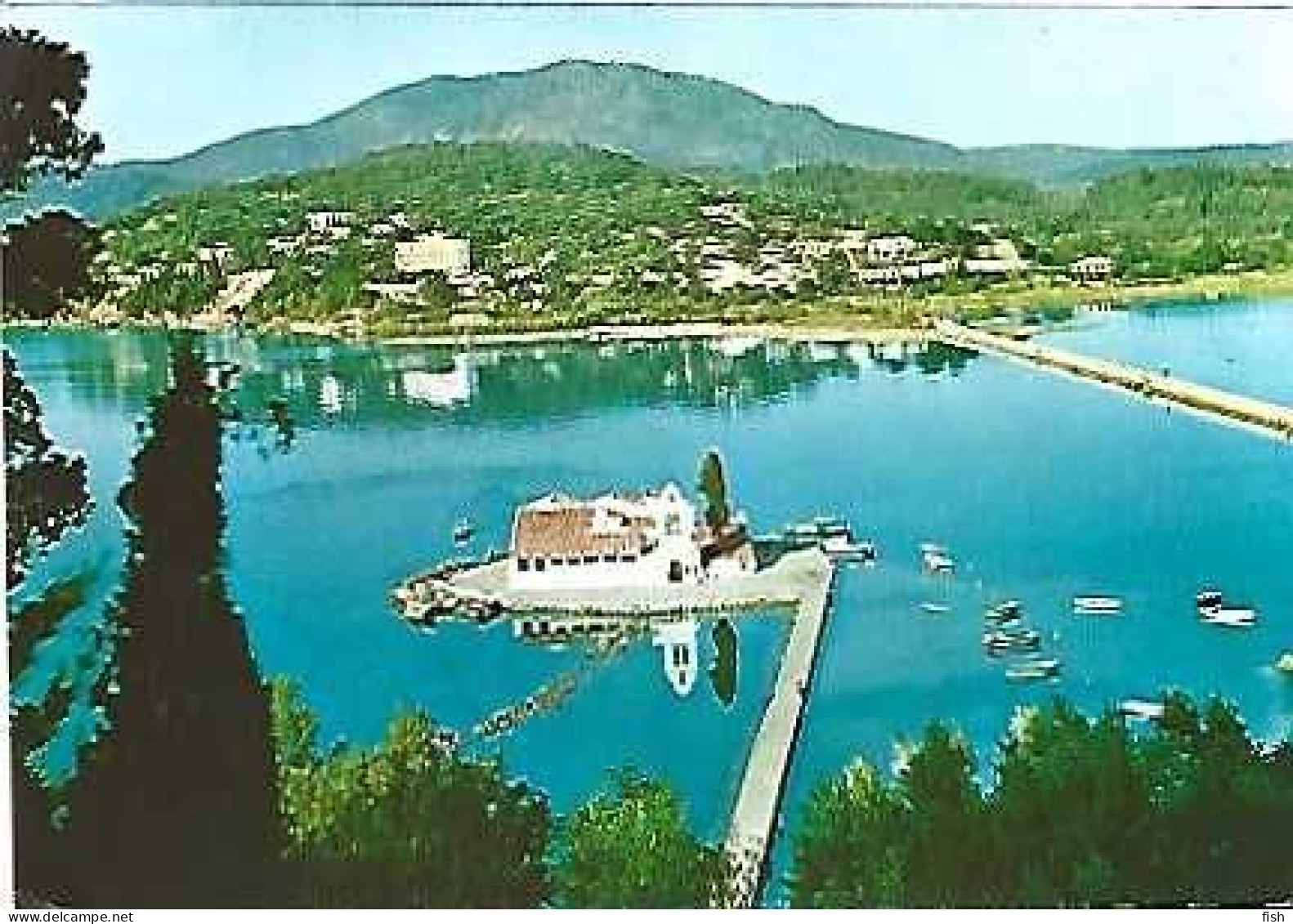 Greece & Marcofilia, Corfu, Vlacherna, Middlesex England 1988 (78) - Storia Postale