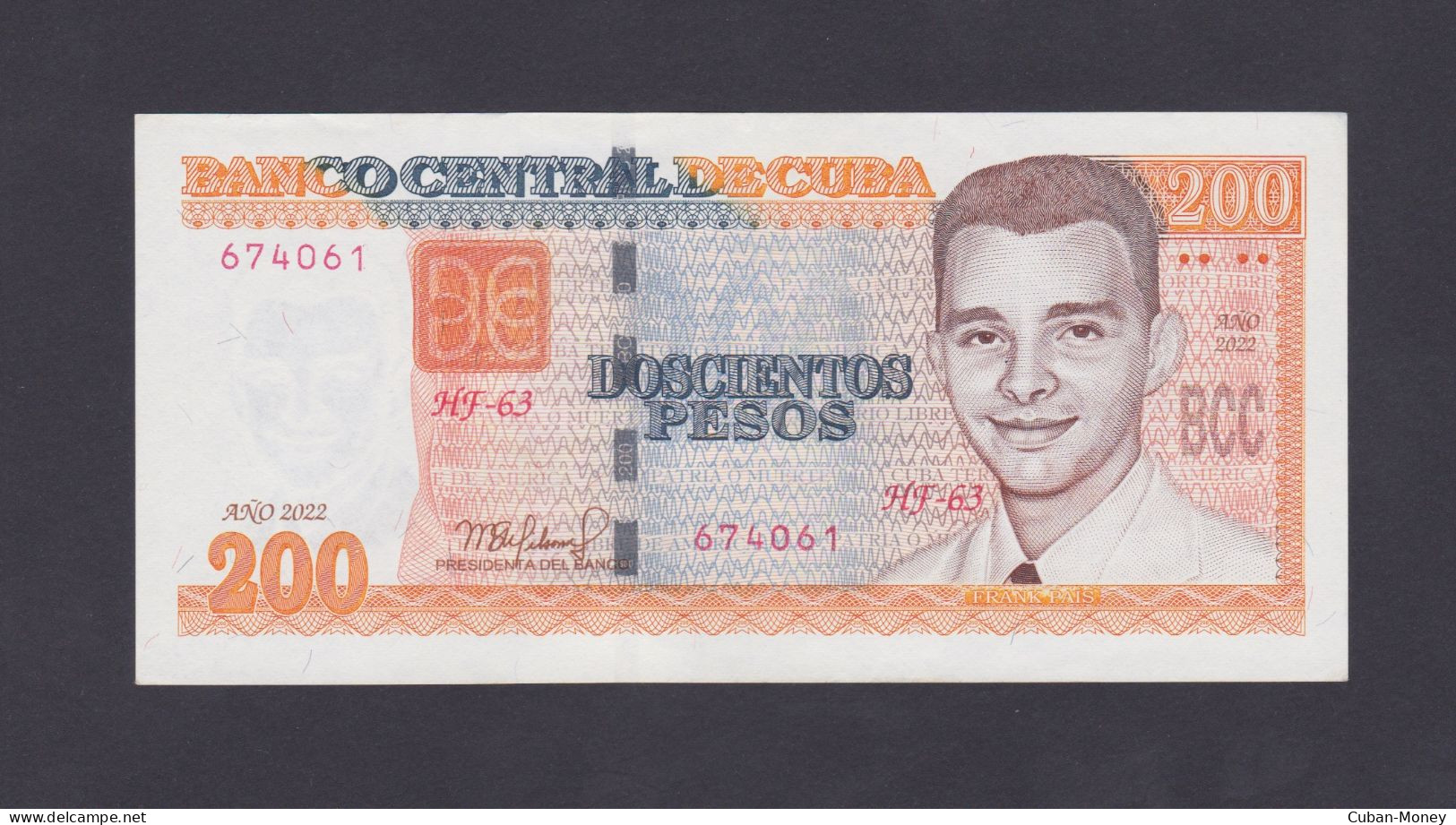 CUBA 200 PESOS 2022 SC/UNC - Kuba