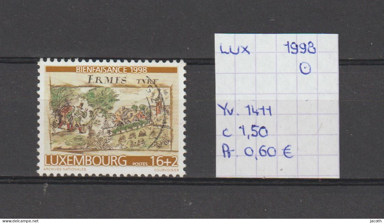 (TJ) Luxembourg 1998 - YT 1411 (gest./obl./used) - Used Stamps