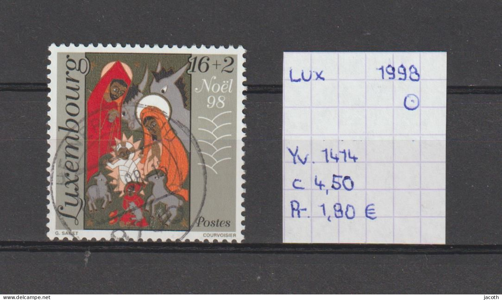 (TJ) Luxembourg 1998 - YT 1414 (gest./obl./used) - Usati