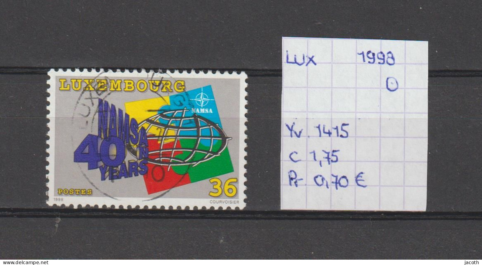 (TJ) Luxembourg 1998 - YT 1415 (gest./obl./used) - Used Stamps