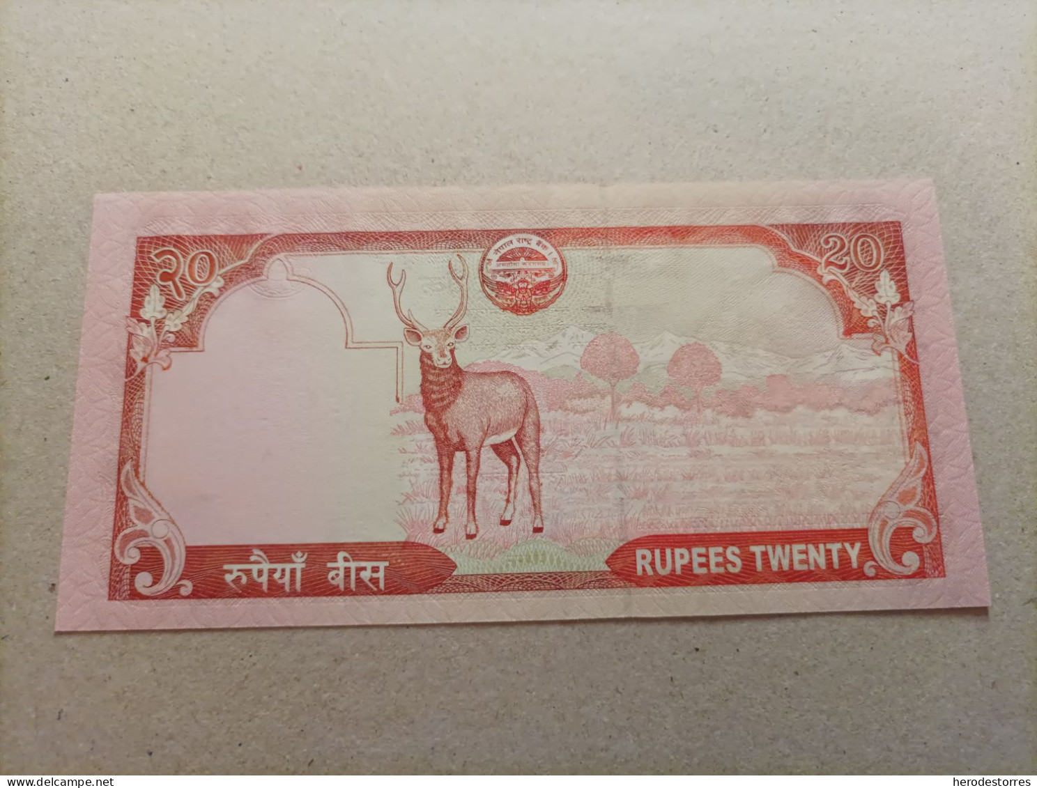 Billete De Nepal De 20 Rupias, Año 2010, UNC - Nepal