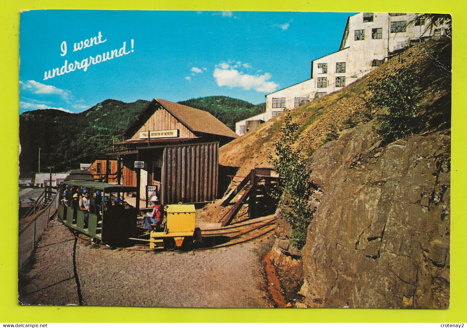 VANCOUVER Canada The B.C Museum Of MINING En 1978 Petit TRAIN De La Mine VOIR DOS - Vancouver