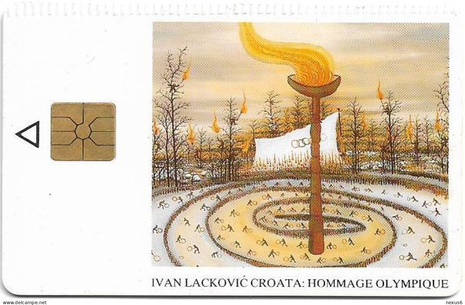 Croatia - HPT - Ivan Lacković, Gem1A Symmetr. Black, Transp. Moreno 18mm, 08.1992, 200Units, 21.338ex, Used (check Descr - Kroatien