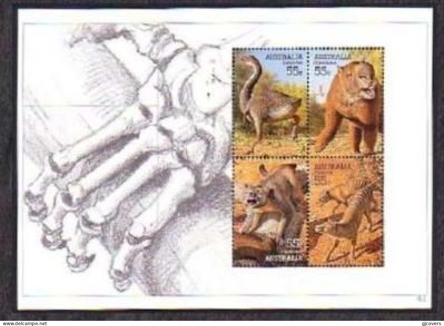 Australia Sheetlet MNH - Prehistoric Animals Of Australia - Mint Stamps