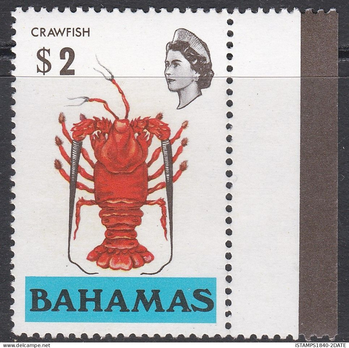 S00129/ Bahamas 1967 QEII SG (374) $1 Multi MNH Marginal - 1963-1973 Autonomie Interne