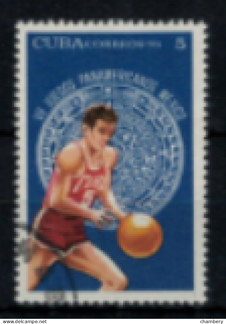 Cuba - "7ème Jeux Sportifs Panaméricains Au Mexique : Basket" - Oblitéré N° 1869 De 1975 - Used Stamps