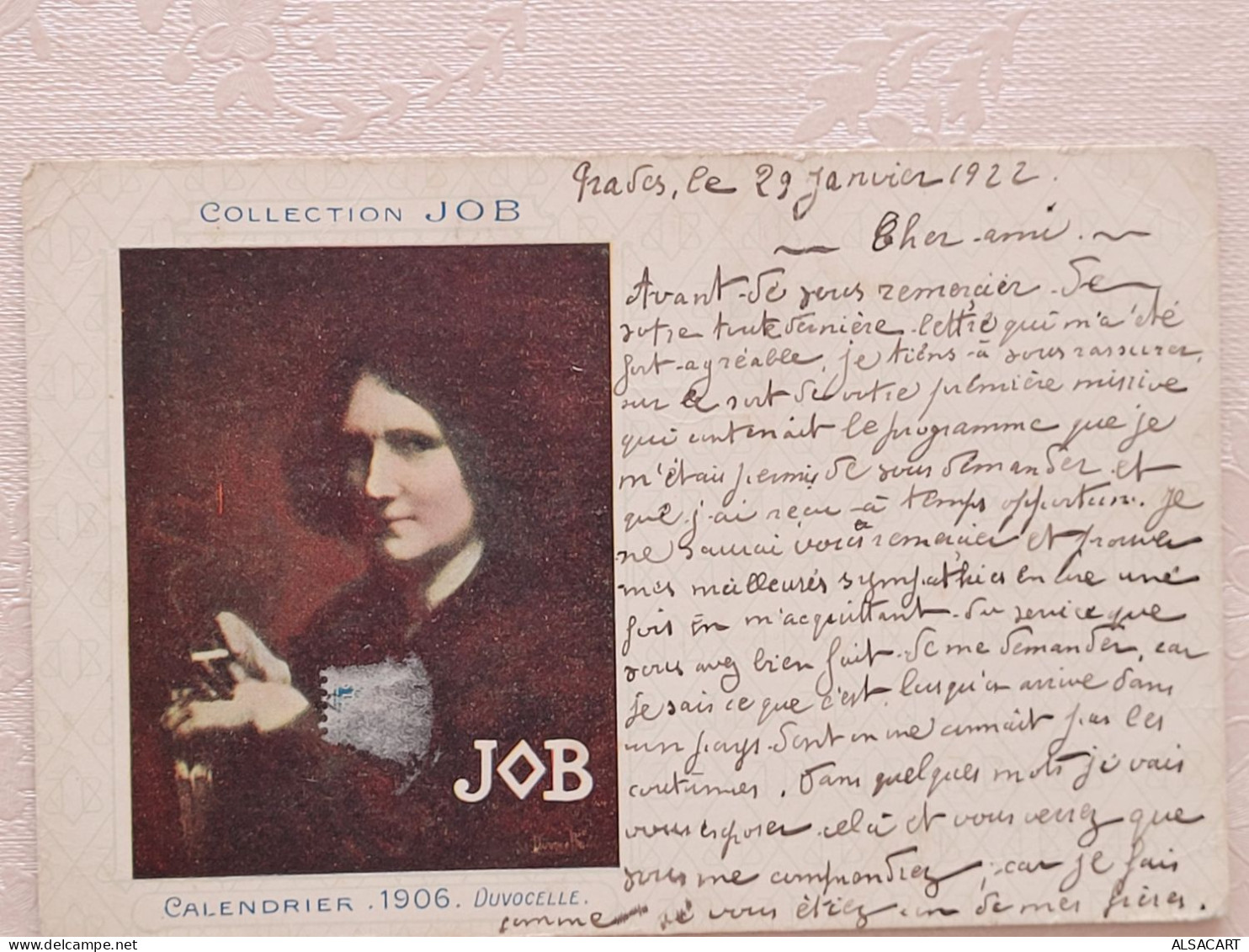 Collection Job , Calendrier 1906 Duvocelle - Autres & Non Classés