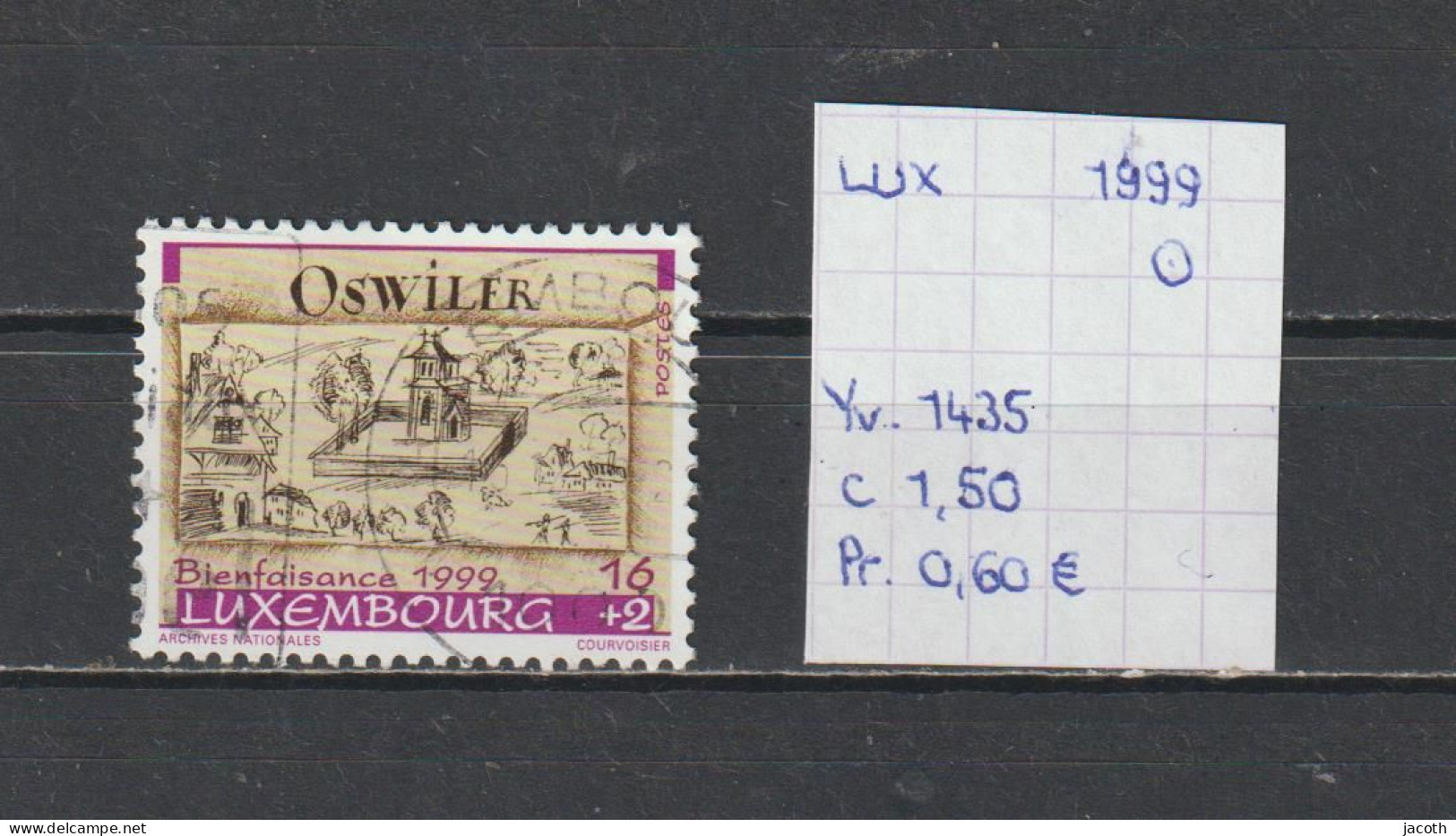 (TJ) Luxembourg 1999 - YT 1435 (gest./obl./used) - Used Stamps