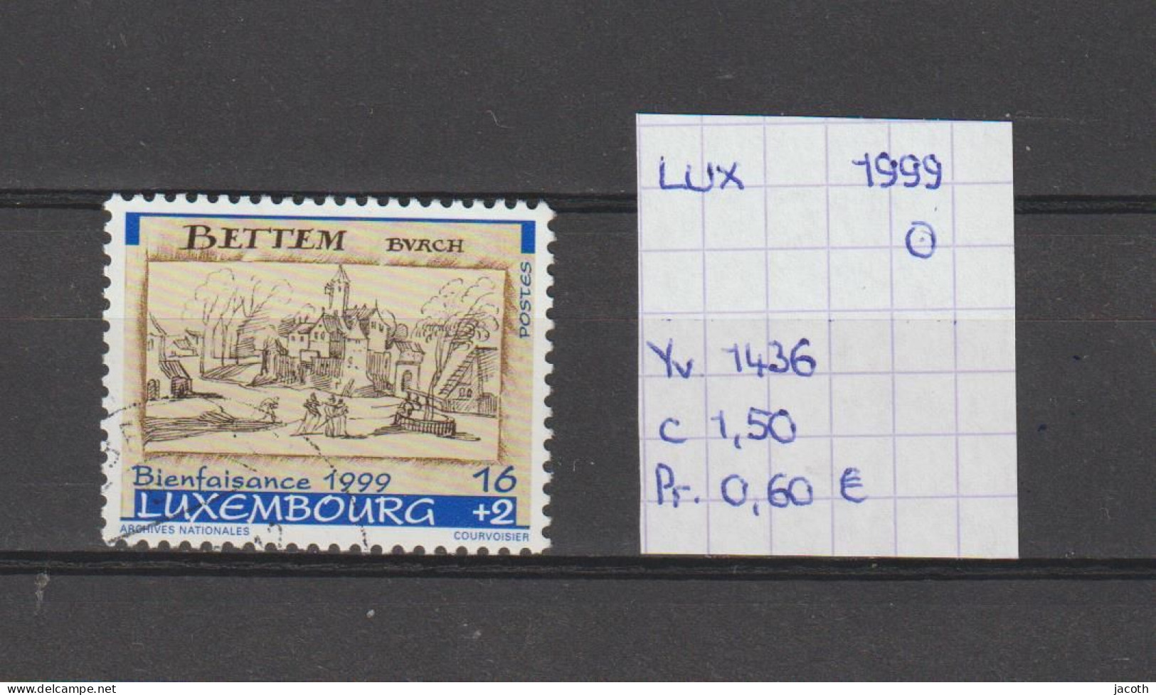 (TJ) Luxembourg 1999 - YT 1436 (gest./obl./used) - Gebraucht