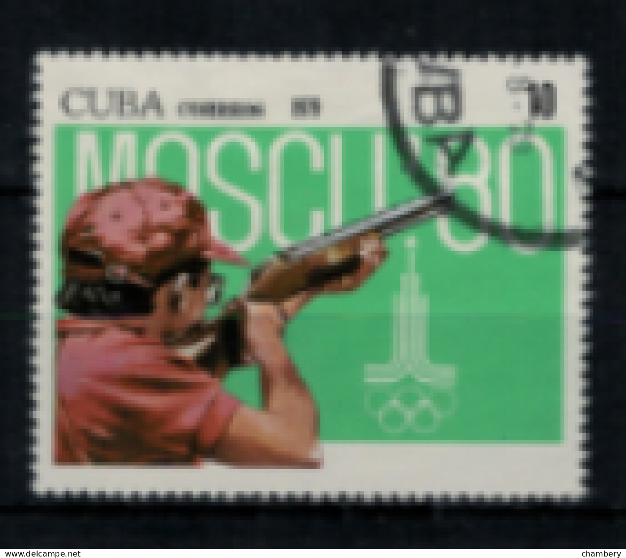 Cuba - "Préolympiques De Moscou : Tir" - Oblitéré N° 2137 De 1979 - Usati