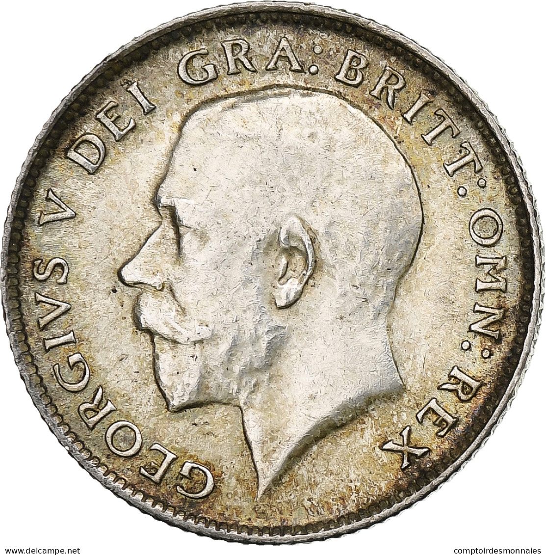 Grande-Bretagne, George V, 6 Pence, 1912, Argent, TTB+, KM:815 - H. 6 Pence