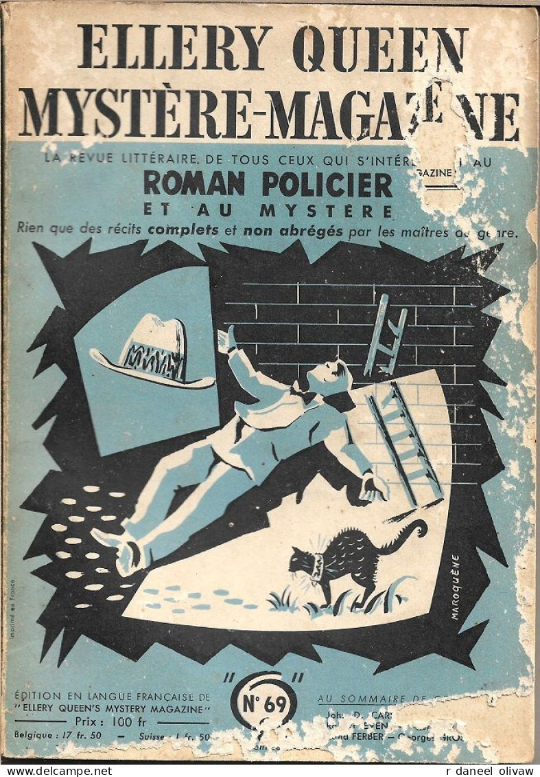 Lot 12 Mystère Magazine 1952 à 1957 (assez bon état à moyen)