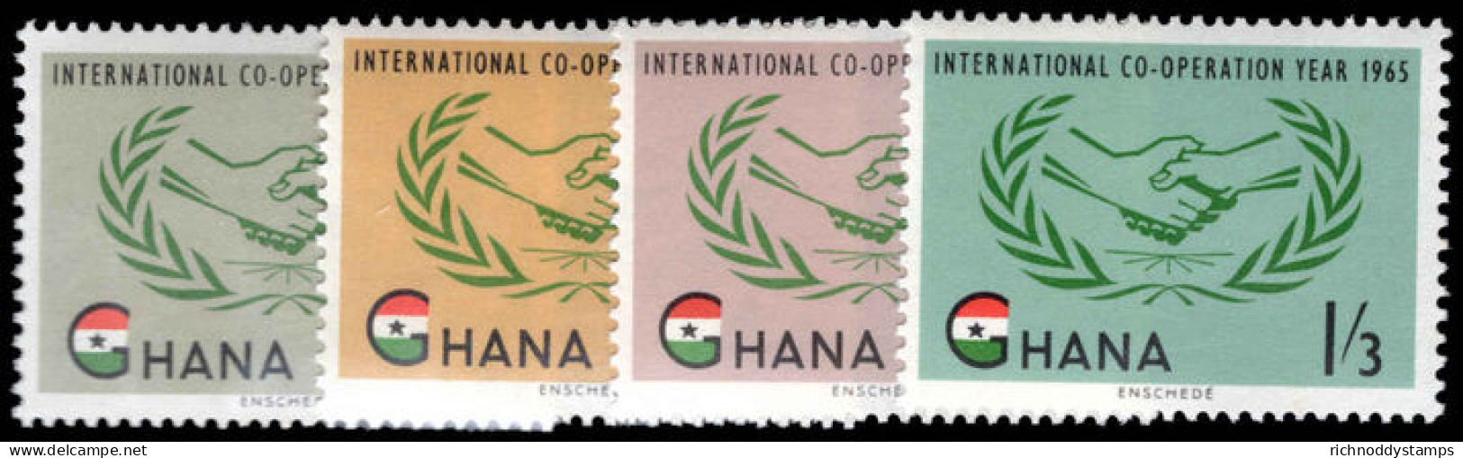 Ghana 1965 International Co-operation Year Unmounted Mint. - Ghana (1957-...)