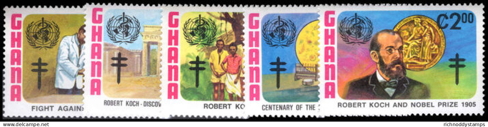 Ghana 1982 Centenary Of Robert Koch's Discovery Of Tubercle Bacillus Unmounted Mint. - Ghana (1957-...)