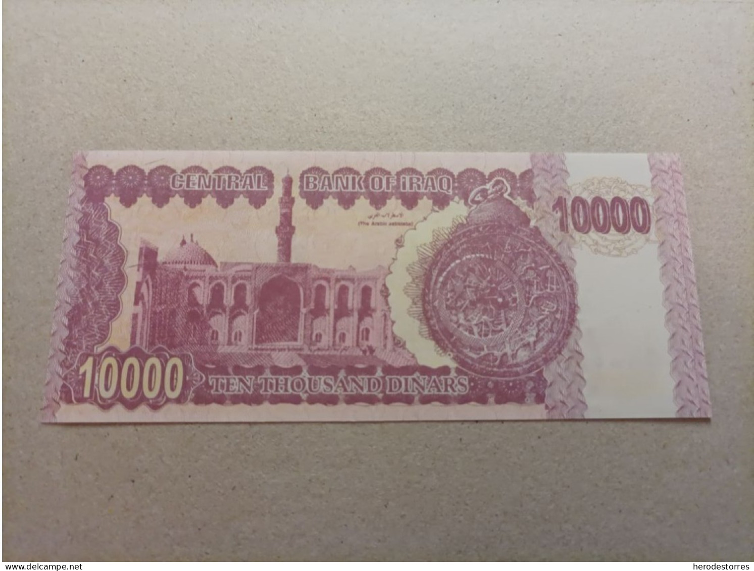 Billete De Iraq De 10000 DINARS, Año 2002, UNC - Irak