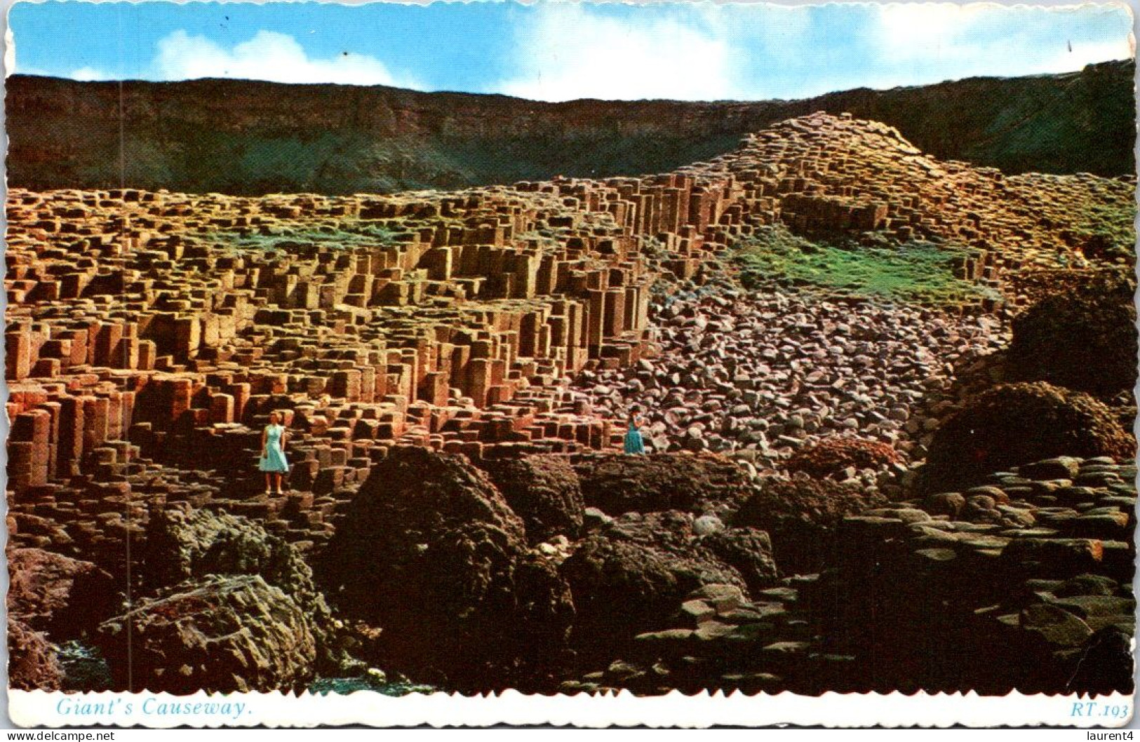 21-1-2024 (1 X 41) Ireland  - Giant's Causeway (Co - Antrim) Now A UNESCO Site (posted To Australia 1966) - Antrim