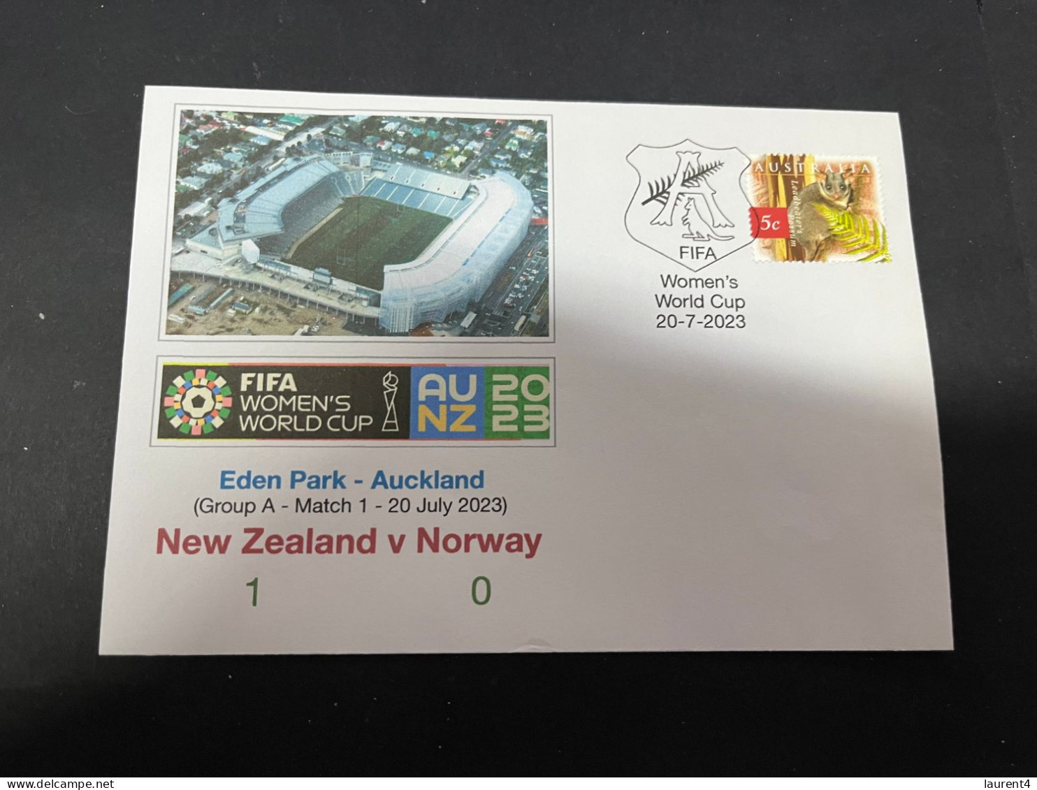 22-1-2024 (1 X 42) 2 Covers - FIFA Women's Football World Cup 2023 - Match 1 & 2 (20 July 2023) - Other & Unclassified