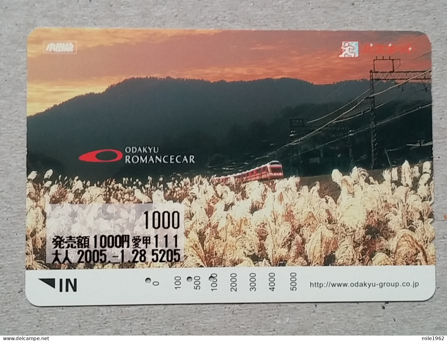 T-202- JAPAN, Japon, Nipon, Carte Prepayee, Prepaid Card, RAILWAY, TRAIN, CHEMIN DE FER - Treinen