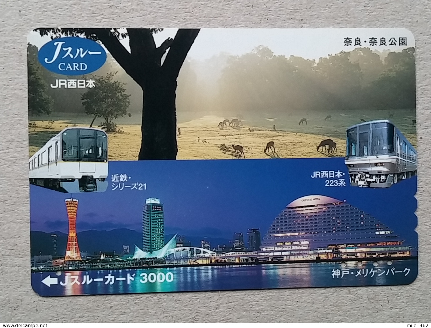 T-202- JAPAN, Japon, Nipon, Carte Prepayee, Prepaid Card, RAILWAY, TRAIN, CHEMIN DE FER - Trains