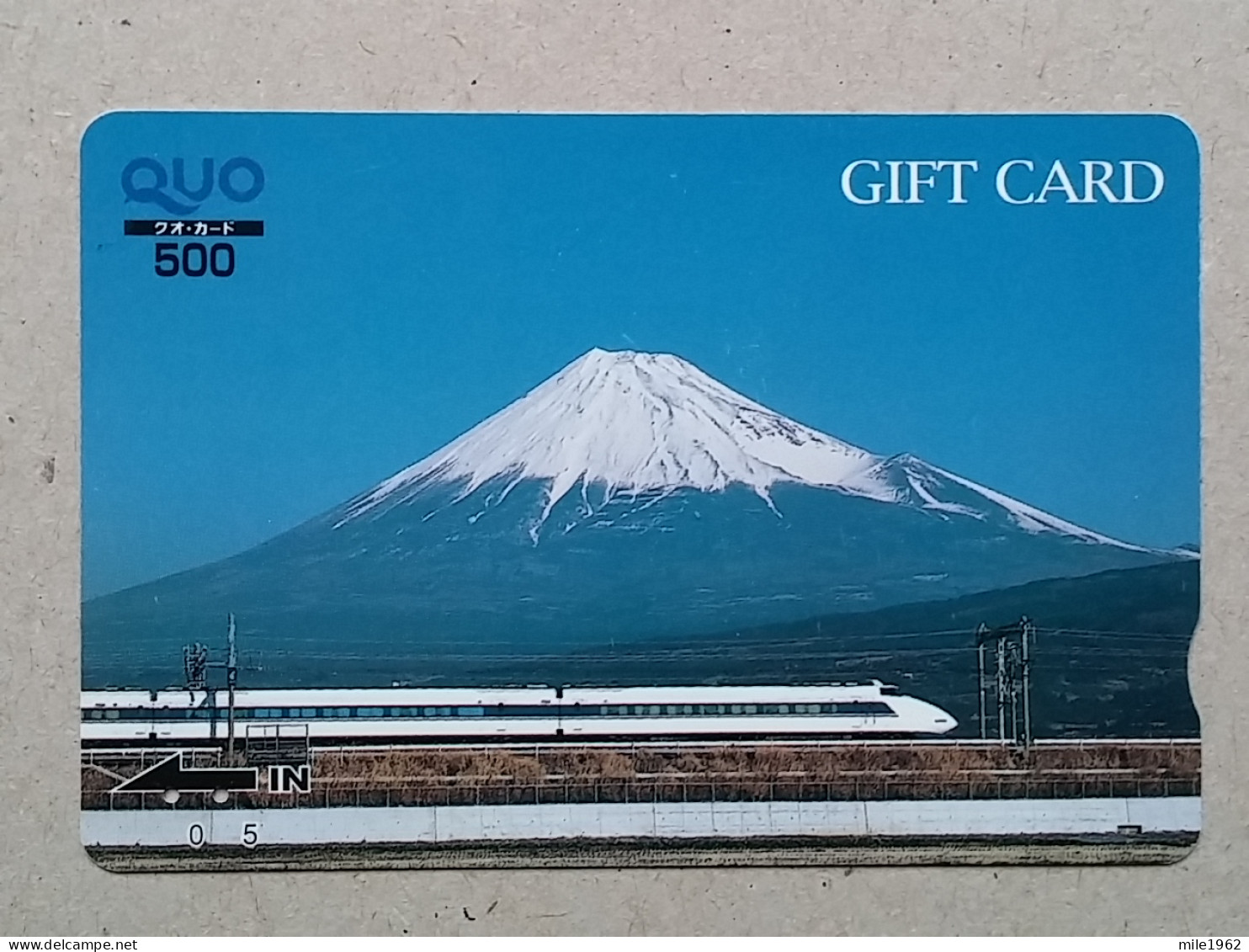 T-202- JAPAN, Japon, Nipon, Carte Prepayee, Prepaid Card, RAILWAY, TRAIN, CHEMIN DE FER - Eisenbahnen