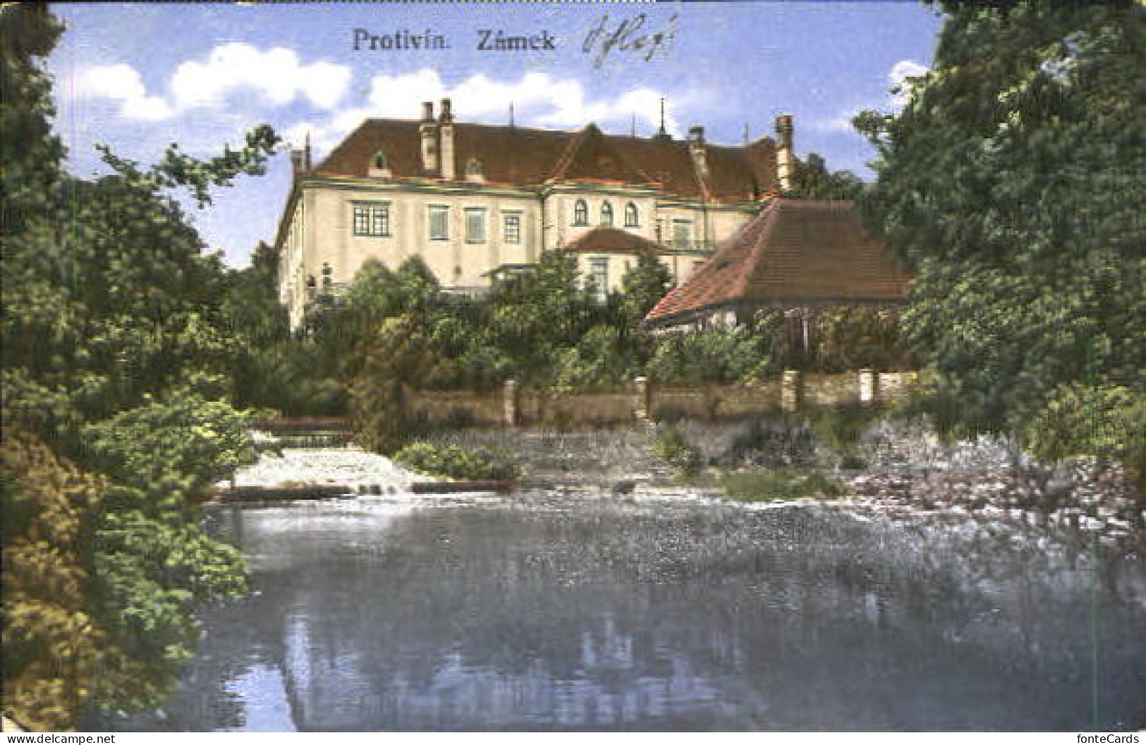 10016039 Protivin Protivin Schloss  O 1913 - Sonstige & Ohne Zuordnung